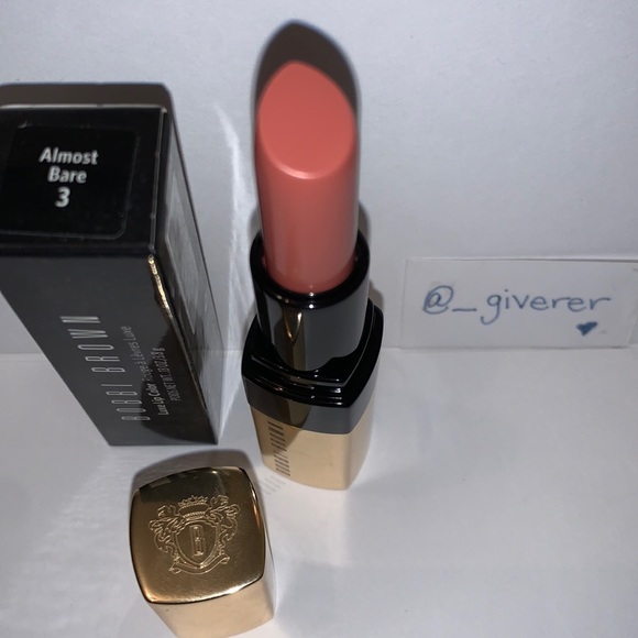 New Almost Bare Bobbi Brown Luxe Lip Color - Picture 2 of 12